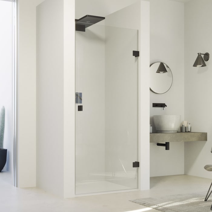 HÜPPE SolvaPro Schwingtür in Nische 50-90 x 200,1-220 cm, ohne Anti-Plaque