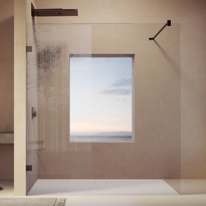 HÜPPE SolvaPro Seitenwand alleinstehend 20-120 x 200,1-240 cm, ohne Anti-Plaque