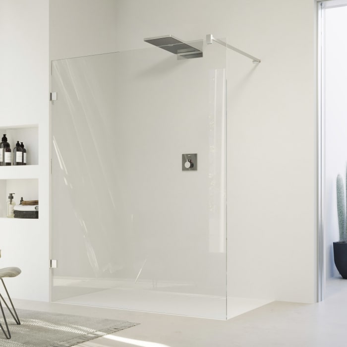 HÜPPE SolvaPro Seitenwand alleinstehend 20-120 x 60-200 cm, ohne Anti-Plaque