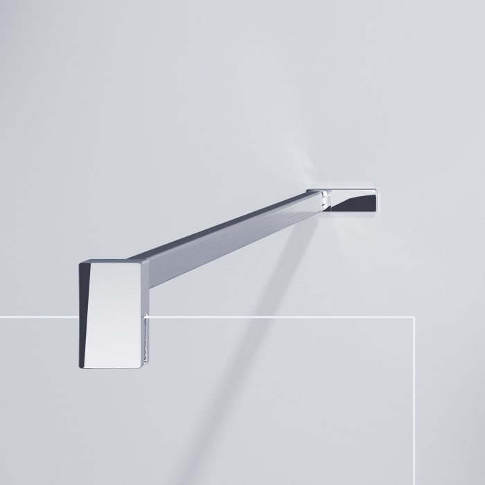 HÜPPE SolvaPro Seitenwand alleinstehend 20-120 x 60-200 cm, mit Anti-Plaque