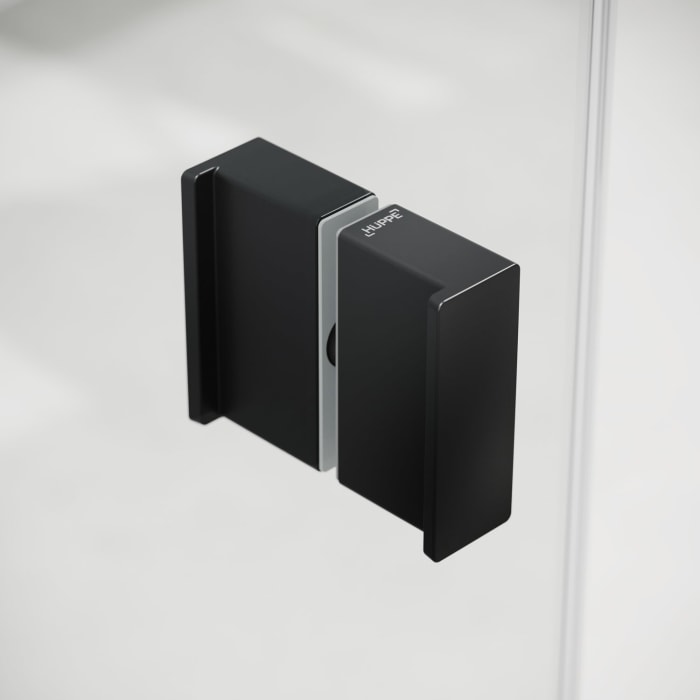 HÜPPE SolvaPro Schwingtür für Eckeinstieg (1/2) 50-100 x 120-200 cm, ohne Anti-Plaque