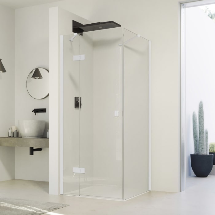 HÜPPE SolvaPro Seitenwand 20-120 x 50-180 cm, ohne Anti-Plaque