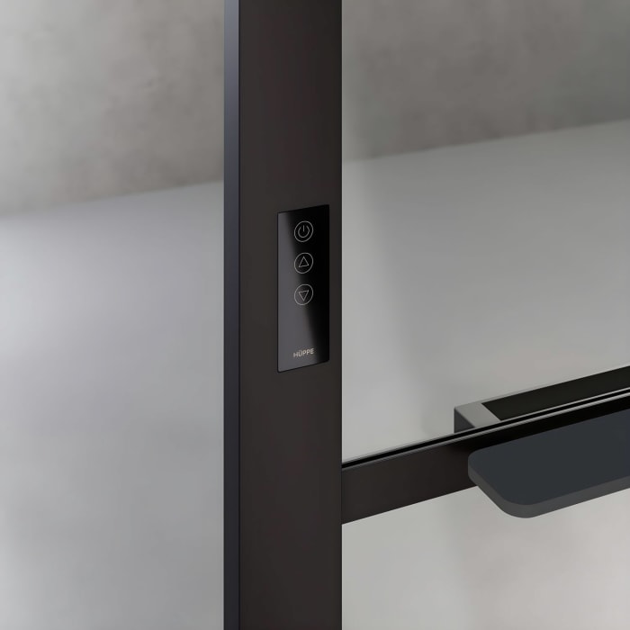 HÜPPE Sphere 4-Eck Walk-In Seitenwand alleinstehend 116 - 122 cm, mit Licht