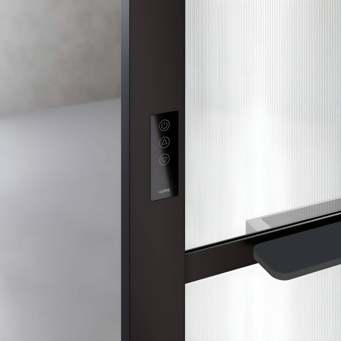 HÜPPE Sphere 4-Eck Walk-In Seitenwand alleinstehend 156 - 162 cm, mit Licht