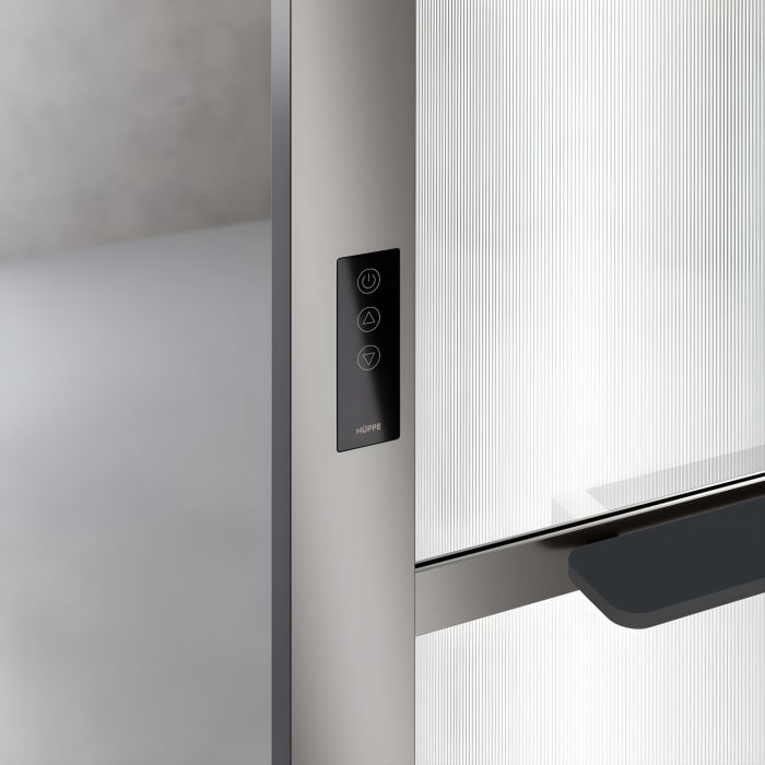 HÜPPE Sphere 4-Eck Walk-In Seitenwand alleinstehend 156 - 162 cm, mit Licht