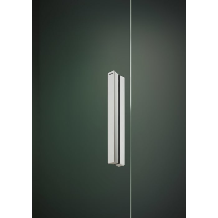 HÜPPE Vita pure Schiebetür 1-teilig mit festem Glaselement Maßanfertigung B: 80 - 180 H: 200,1 - 220 cm