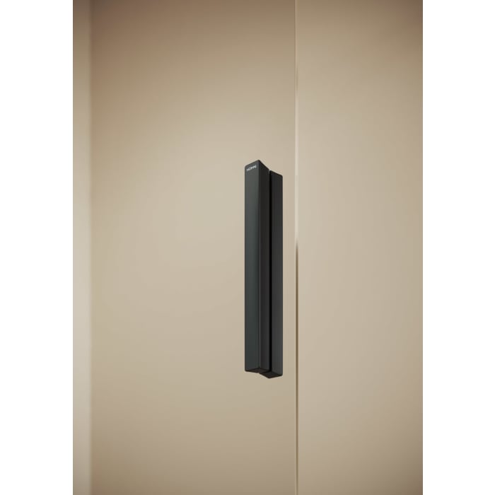 HÜPPE Vita pure Schiebetür 1-teilig mit festem Glaselement B: 118,5 - 122,5 H: 200 cm, mit Anti-Plaque