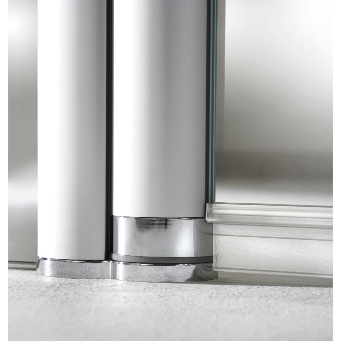 HÜPPE Design elegance Walk-In Seitenwand mit beweglichem Segment 90 x 200 cm, mit Anti-Plaque