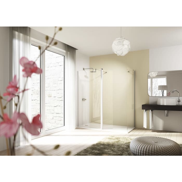 HÜPPE Design elegance Walk-In Seitenwand mit beweglichem Segment 120 x 200 cm