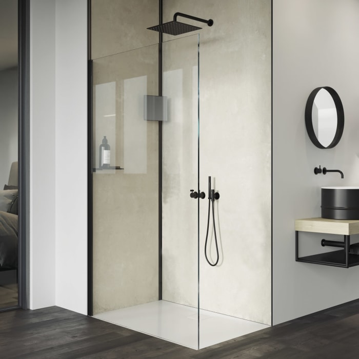 HÜPPE Select+ Walk-In Seitenwand alleinstehend 10 mm, 80 x 200 cm