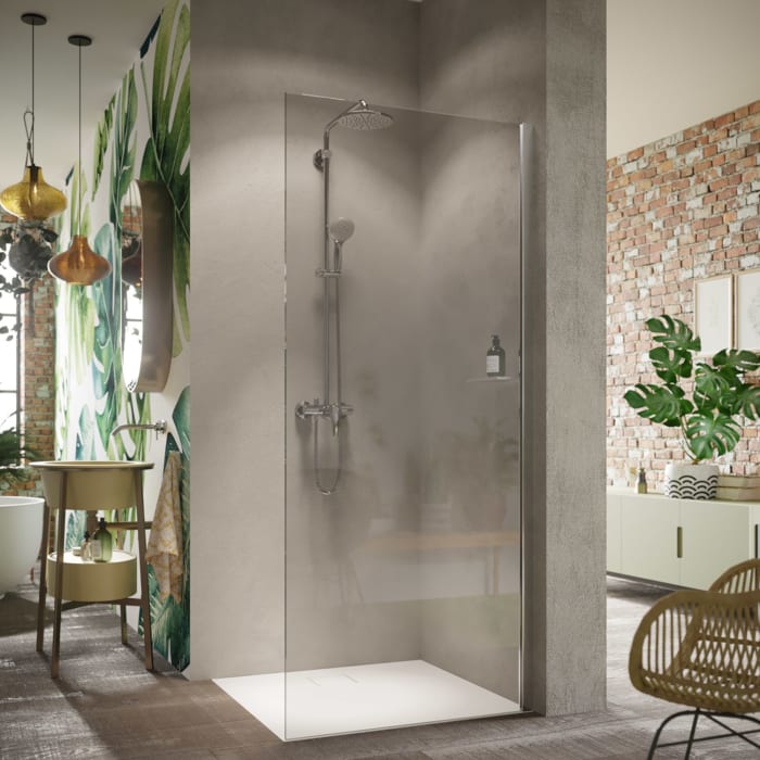 HÜPPE Select+ Walk-In Seitenwand alleinstehend 10 mm, 110 x 200 cm