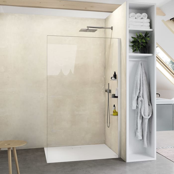 HÜPPE Select+ Walk-In Seitenwand alleinstehend 10 mm, 80 x 200 cm