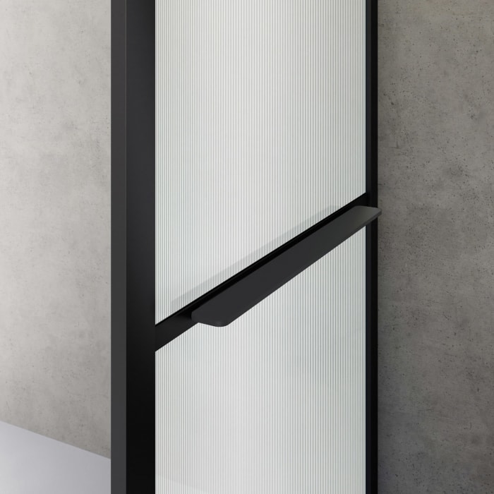 HÜPPE Sphere 4-Eck Walk-In Seitenwand alleinstehend 134 - 142 cm, ohne Licht