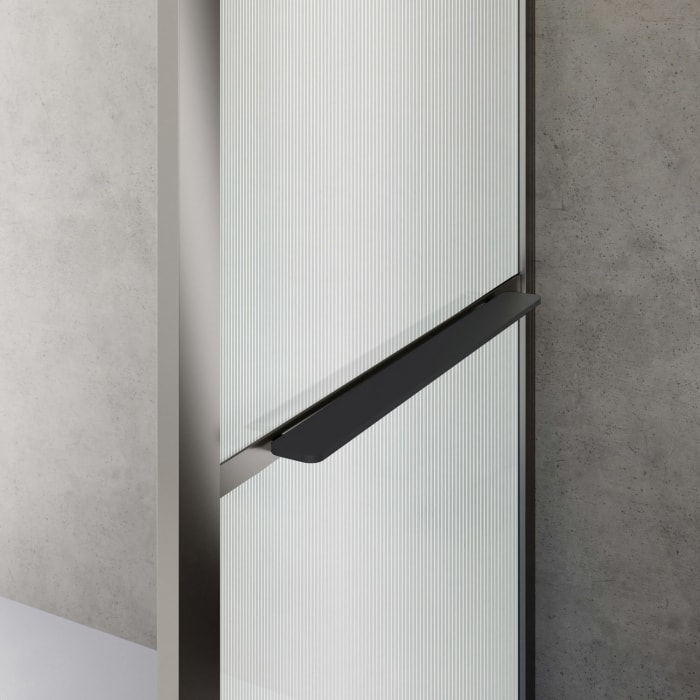 HÜPPE Sphere 4-Eck Walk-In Seitenwand alleinstehend 134 - 142 cm, ohne Licht