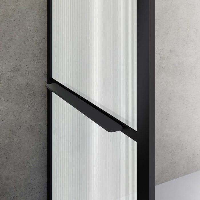 HÜPPE Sphere 4-Eck Walk-In Seitenwand alleinstehend 114 - 122 cm, ohne Licht