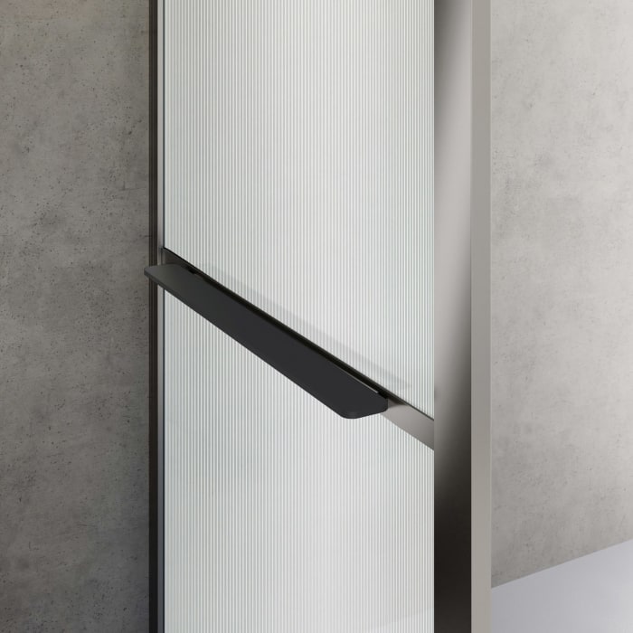 HÜPPE Sphere 4-Eck Walk-In Seitenwand alleinstehend 134 - 142 cm, ohne Licht