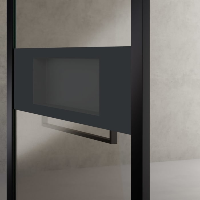 HÜPPE Sphere 4-Eck Walk-In Seitenwand alleinstehend 114 - 122 cm, ohne Licht