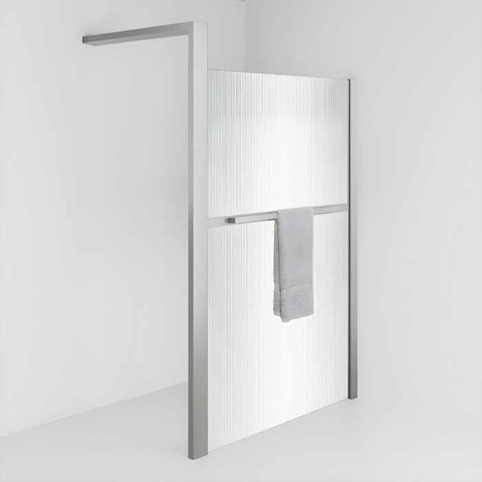 HÜPPE Sphere 4-Eck Walk-In Seitenwand alleinstehend 134 - 142 cm, ohne Licht