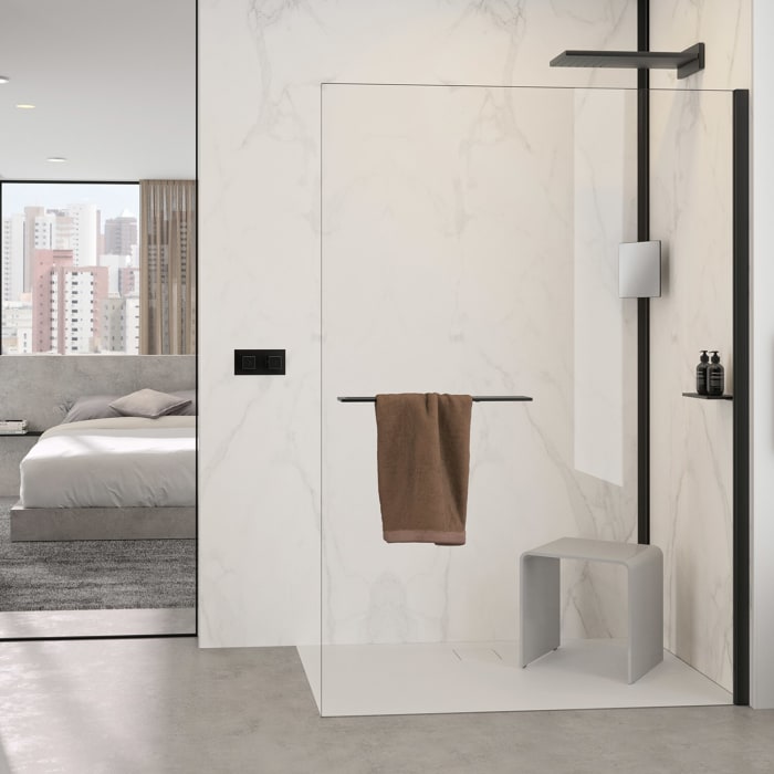 HÜPPE Select+ Walk-In Seitenwand alleinstehend 10 mm, 110 x 200 cm