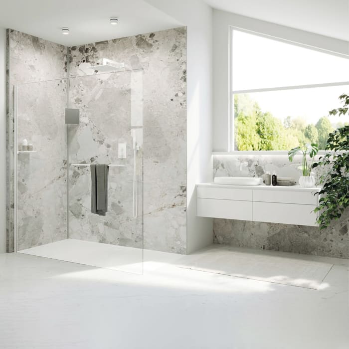 HÜPPE Select+ Walk-In Seitenwand alleinstehend 10 mm, 110 x 200 cm