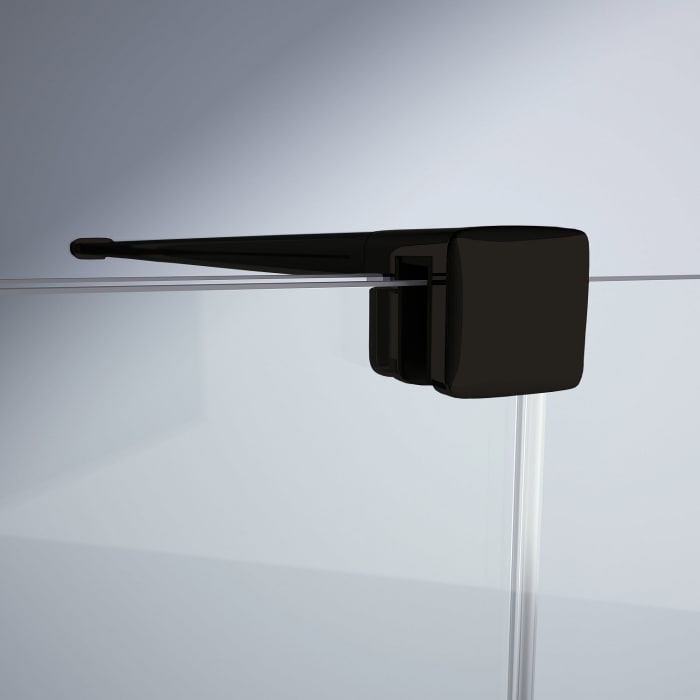 HÜPPE Xtensa pure Walk-In Gleittür mit festem Segment Sondermaß B1 180,1-200 cm, Anschlag links