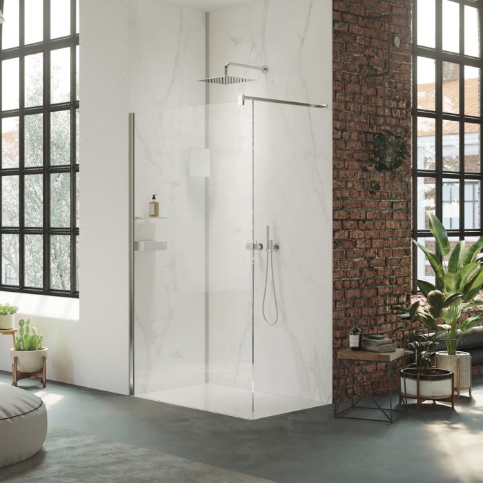 HÜPPE Xtensa pure 4-Eck Seitenwand 1-teilig 100 x 200 cm