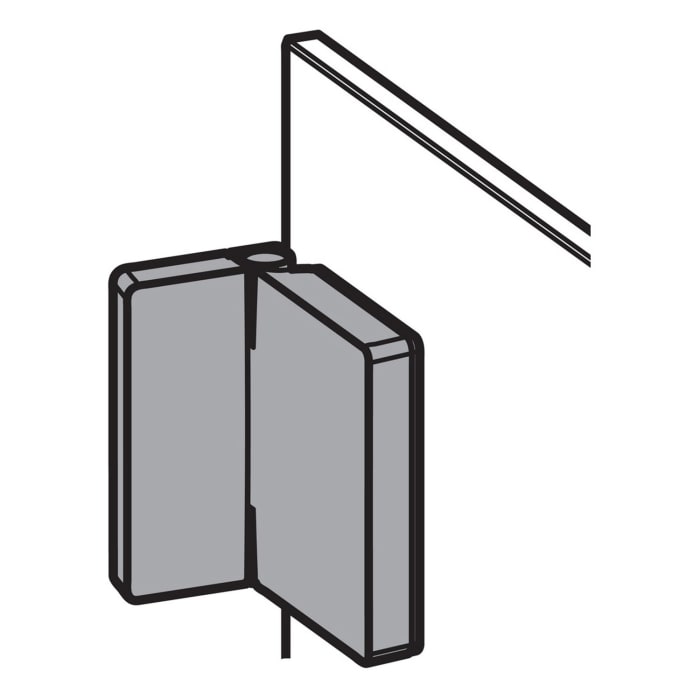 HÜPPE SolvaPro rahmenlos Wandwinkel außen
