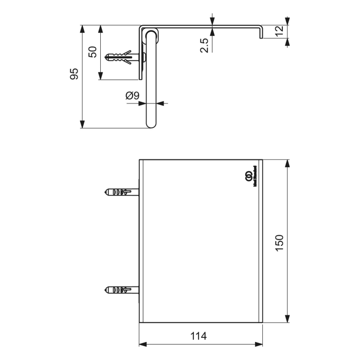 Ideal Standard Alu+ Papierrollenhalter