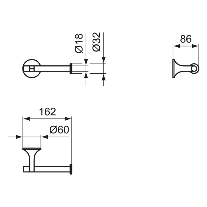 Ideal Standard La Dolce Vita Papierrollenhalter