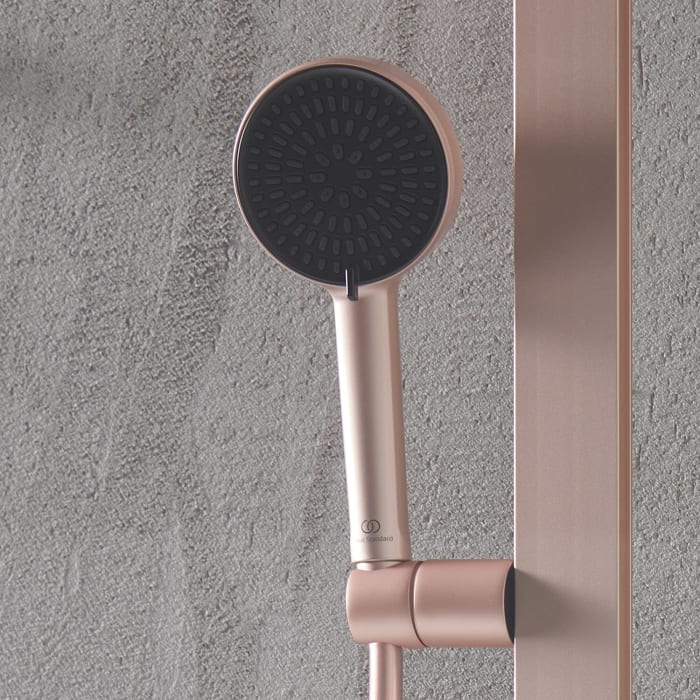 Ideal Standard Alu+ Handbrause mit 2 Funktionen Ø 10 cm