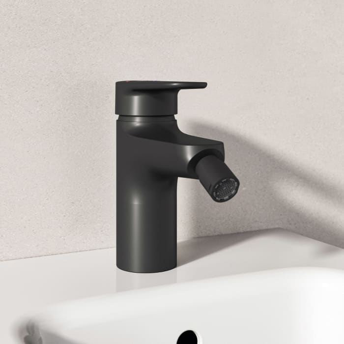 Ideal Standard Alu+ Einhebel-Bidetarmatur mit Push-Open Ventil