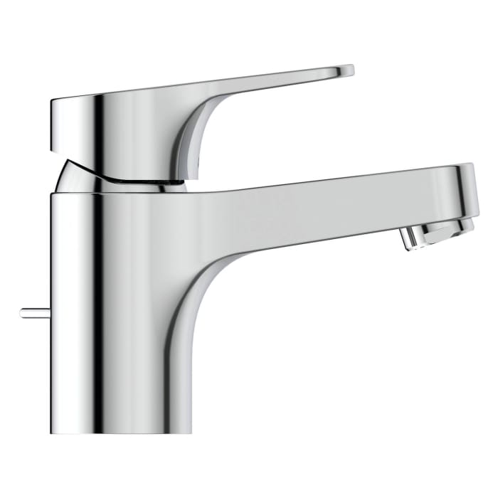 Ideal Standard Cerabase Waschtischarmatur H60 BlueStart mit Metall-Ablaufgarnitur Ausladung 10,6 cm