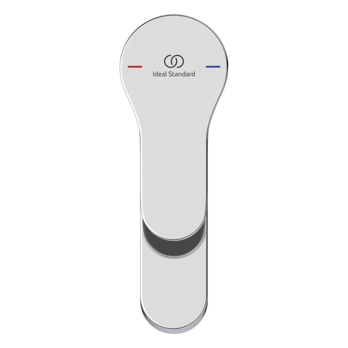 Ideal Standard Cerabase Waschtischarmatur H80 mit Push-Open-Ventil Ausladung 10,6 cm