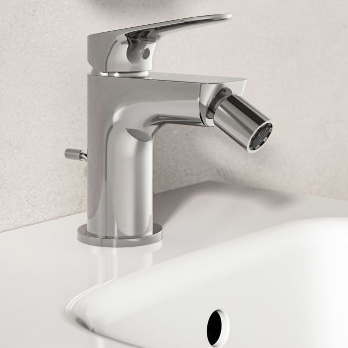 Ideal Standard Ceralife O  Bidetarmatur Zugstangen-Ablaufgarnitur