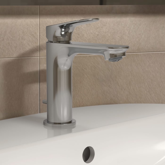 Ideal Standard Ceralife O  Waschtischarmatur H100 Zugstangen-Ablaufgarnitur