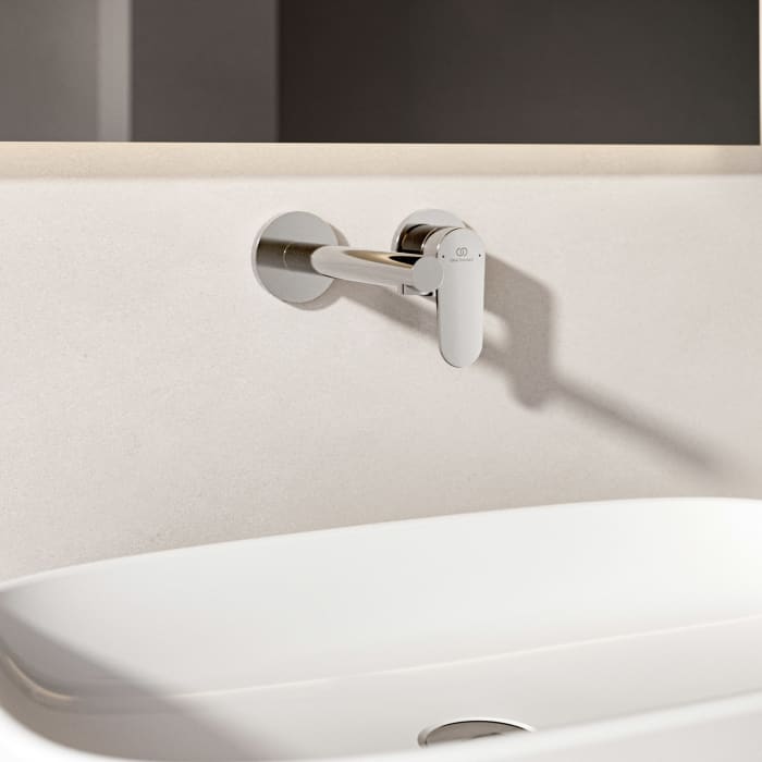 Ideal Standard Ceralife O  Wand-Waschtischarmatur Ausladung 18 cm