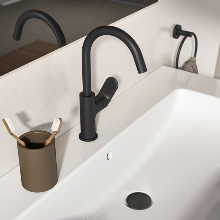 Ideal Standard Ceralife O  Waschtischarmatur H200 Push-Open Ventil