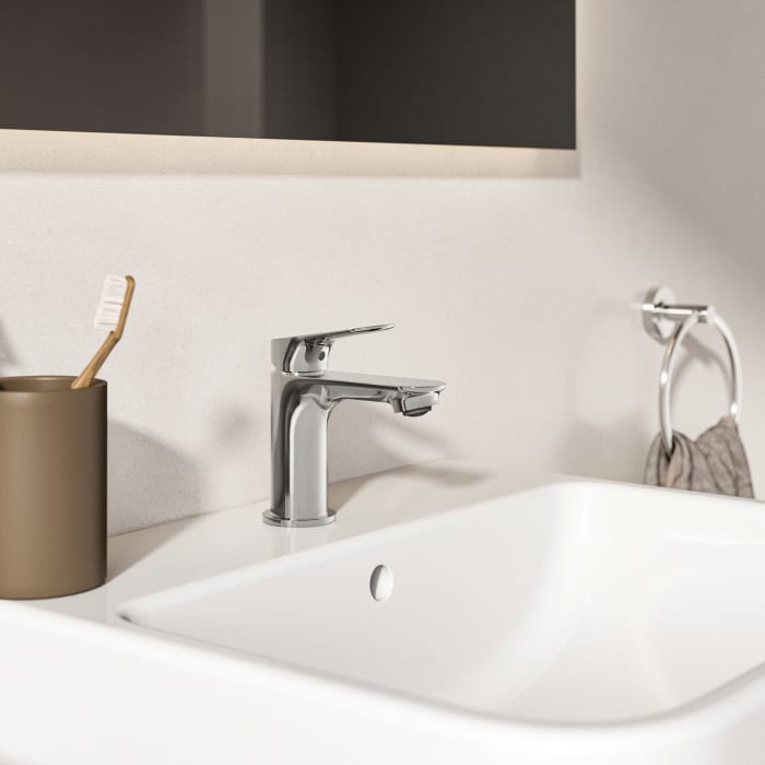 Ideal Standard Ceralife O  Waschtischarmatur H75 BlueStart Push-Open Ventil