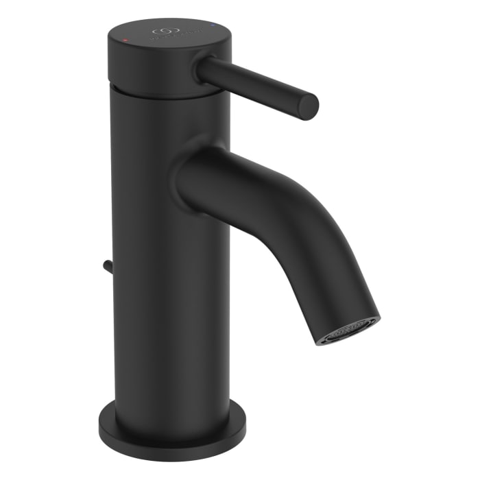 Ideal Standard Ceraline Nuovo Waschtischarmatur Ausladung 9 cm mit Zugstangen-Ablaufgarnitur