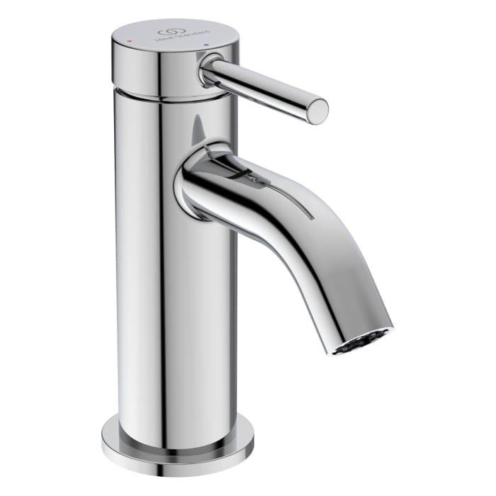 Ideal Standard Ceraline Nuovo Waschtischarmatur BlueStart Ausladung 9 cm mit Push-Open Ventil