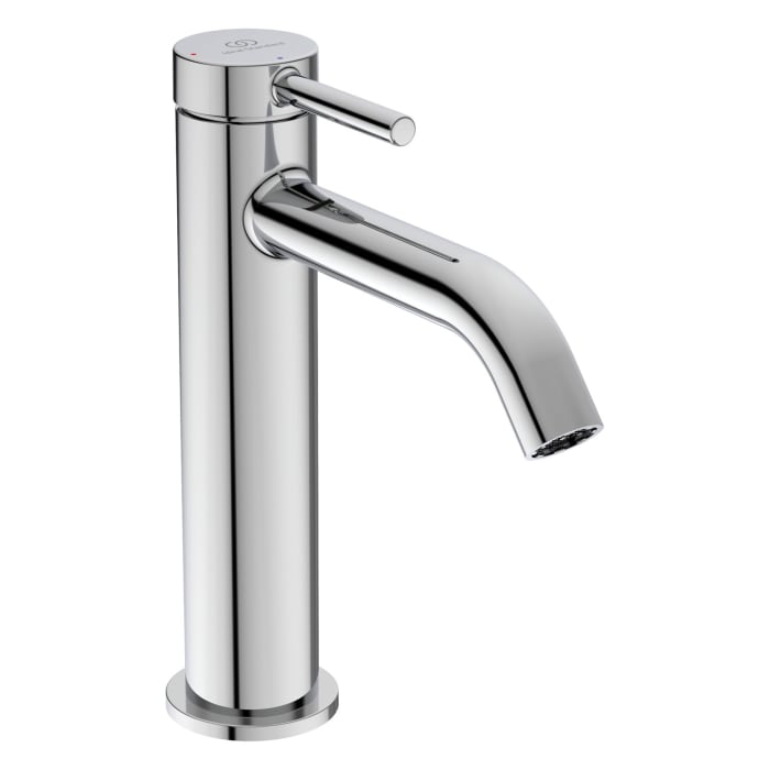 Ideal Standard Ceraline Nuovo Waschtischarmatur BlueStart Ausladung 13,5 cm mit Push-Open Ventil