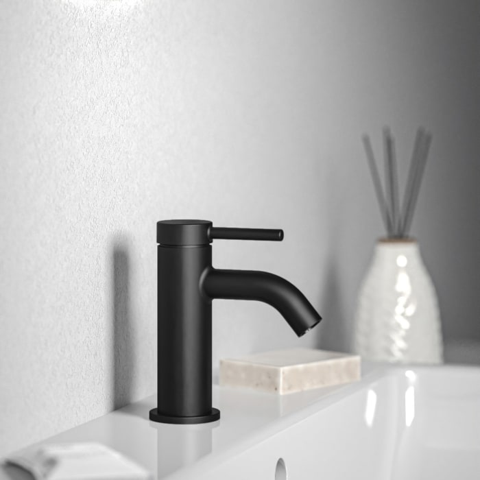 Ideal Standard Ceraline Nuovo Waschtischarmatur BlueStart Ausladung 9 cm mit Push-Open Ventil