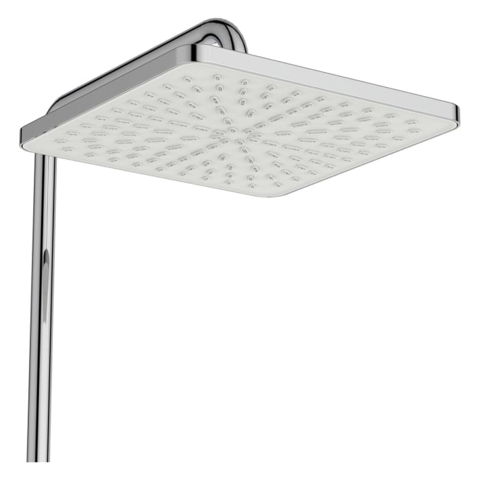 Ideal Standard Ceratherm T25 N Duschsystem, Kopfbrause eckig, wassersparend