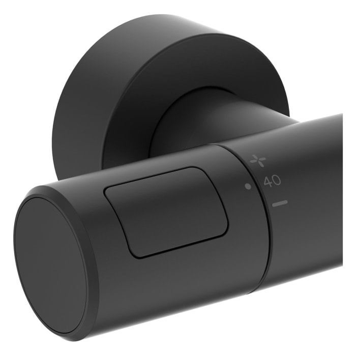 Ideal Standard Ceratherm T25 N Duscharmatur Paket, Brausestange 90 cm, Handbrause wasersparend