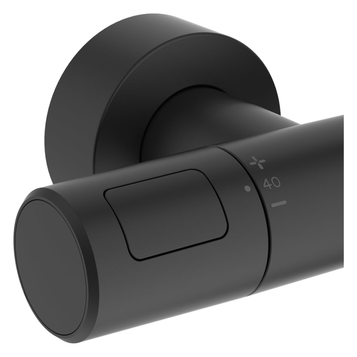 Ideal Standard Ceratherm T25 M Duschsystem, Kopfbrause eckig, wassersparend