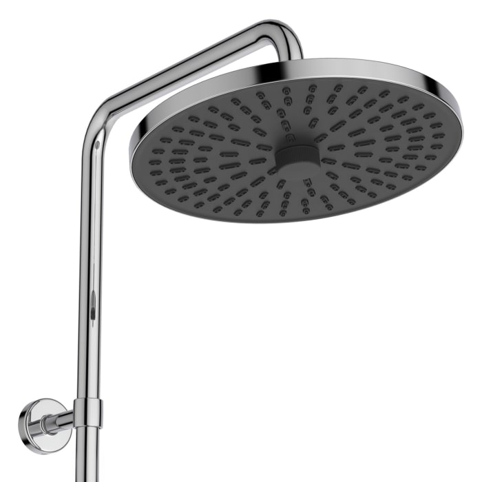 Ideal Standard Ceratherm T25+ Duschsystem mit Brausethermostat, Hand- und Kopfbrause, Kopfbrause rund