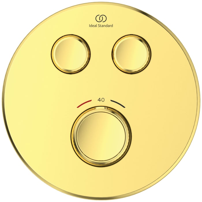 Ideal Standard Ceratherm Navigo Brausethermostat Unterputz Bausatz 2 mit 2 Entnahmestellen