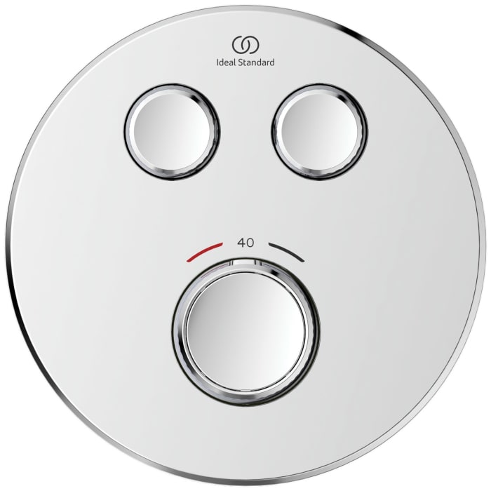 Ideal Standard Ceratherm Navigo Brausethermostat Unterputz Bausatz 2 mit 2 Entnahmestellen