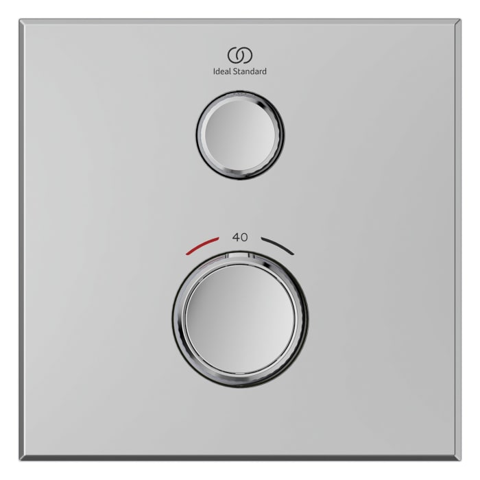 Ideal Standard Ceratherm Navigo Brausethermostat Unterputz Bausatz 2 mit 1 Entnahmestelle