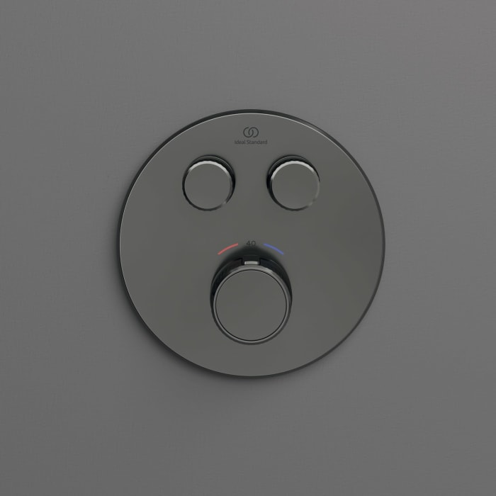 Ideal Standard Ceratherm Navigo Brausethermostat Unterputz Bausatz 2 mit 2 Entnahmestellen